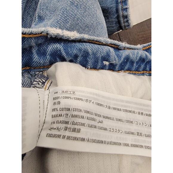 Abercrombie & Fitch Jeans Womens 27 The Dad High Rise Straight Button Fly - Picture 9 of 12